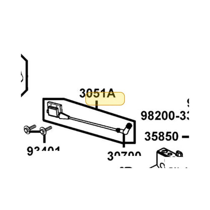 KYMCO Ignition Coil Assembly 3051A-PRB8-900, part location on the factory exploded-view diagram