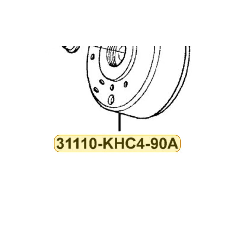 KYMCO Flywheel Complete (D402) 31110-KHC4-90A, part location on the factory exploded-view diagram