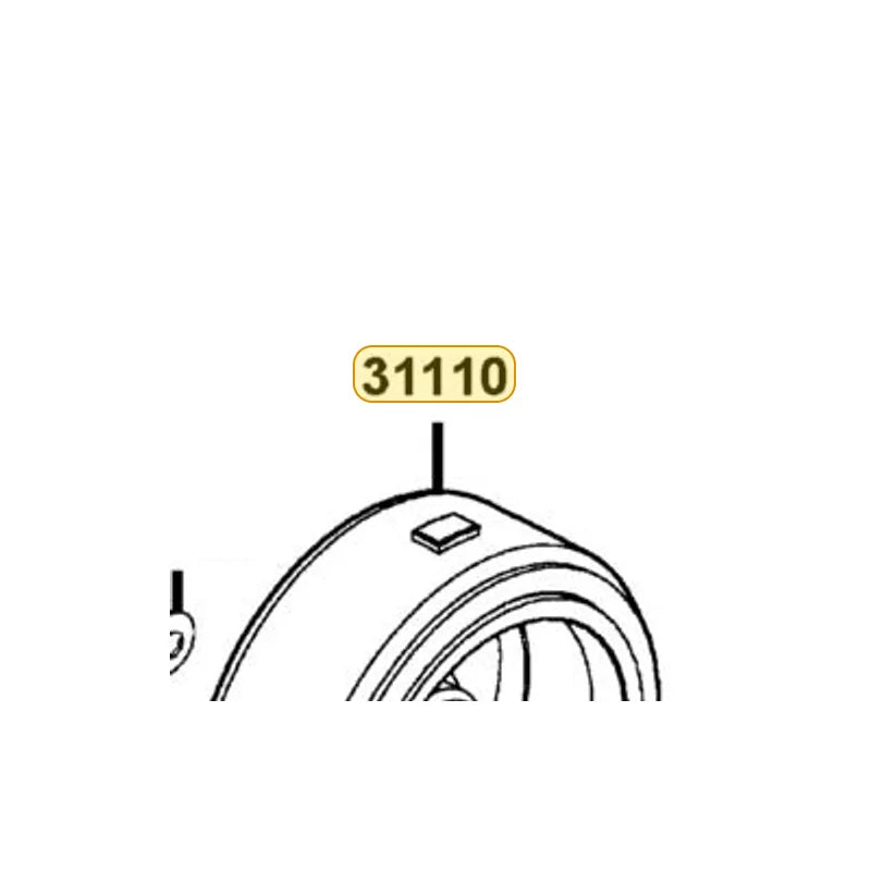 KYMCO Flywheel Complete 31110-KUDU-C00, part location on the factory exploded-view diagram