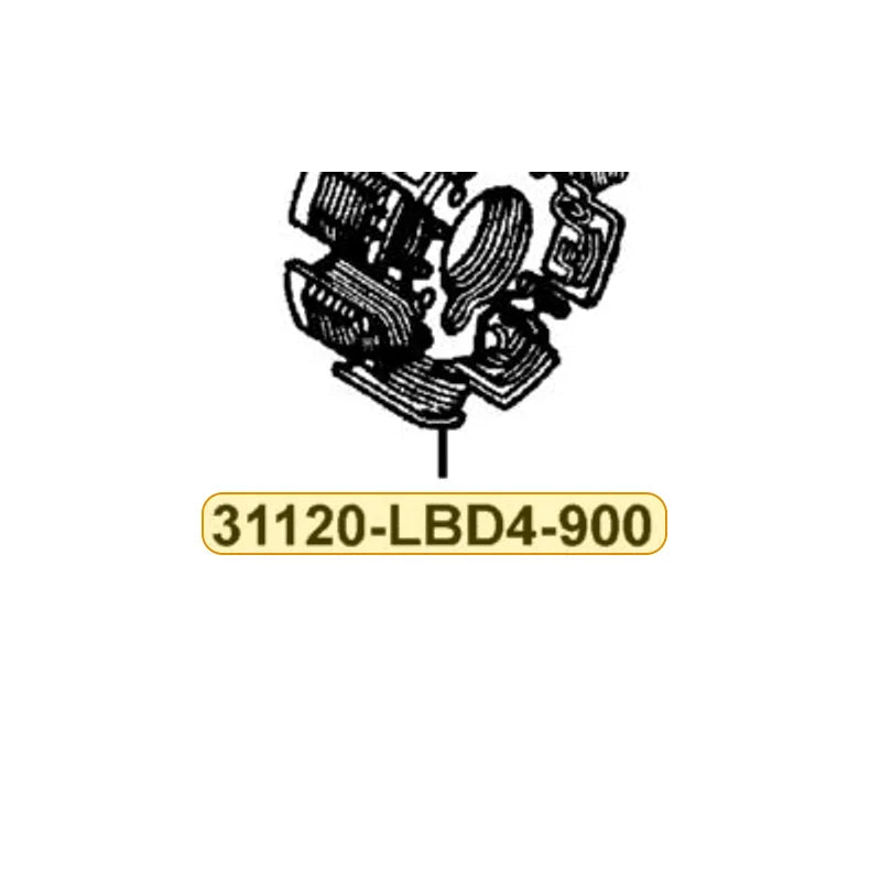 KYMCO Stator Complete (D402) 31120-LBD4-900, part location on the factory exploded-view diagram