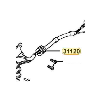 KYMCO Stator Complete (D402) 31120-LEA7-E0B, part location on the factory exploded-view diagram