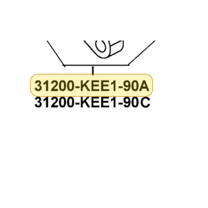 KYMCO Unit Start Motor 31200-KEE1-90C, part location on the factory exploded-view diagram