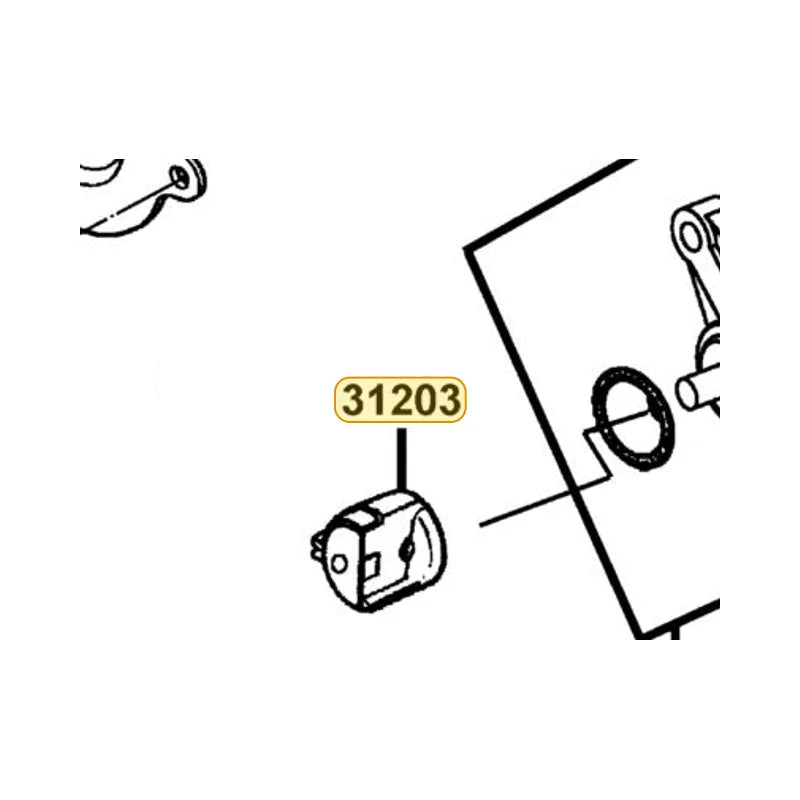 KYMCO Starter Reduction Holder Complete 31203-KHC4-900, part location on the factory exploded-view diagram