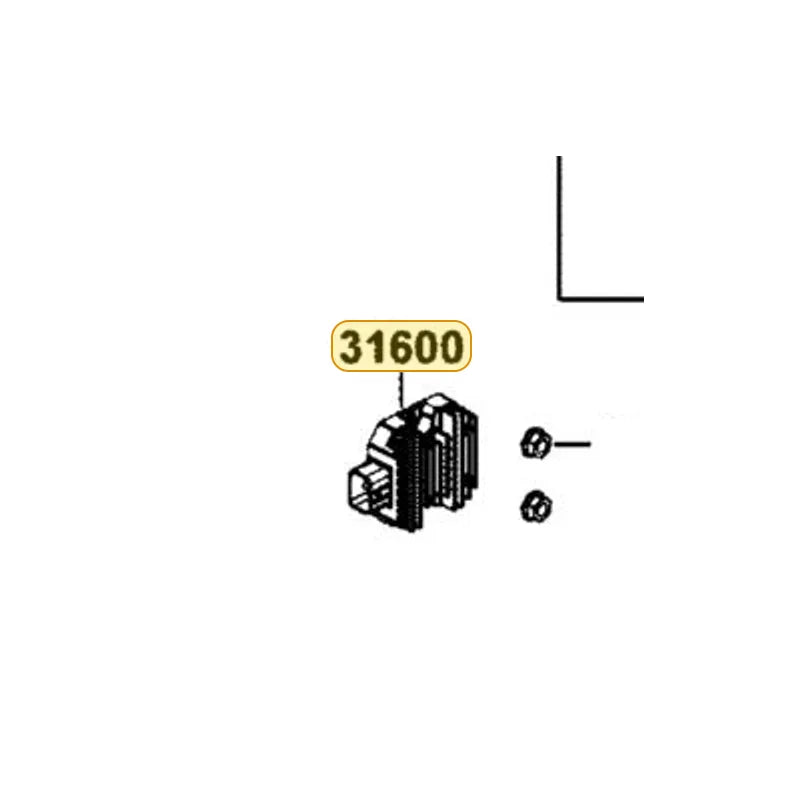 KYMCO Reg Rec Complete 31600-BLD3-M00, part location on the factory exploded-view diagram