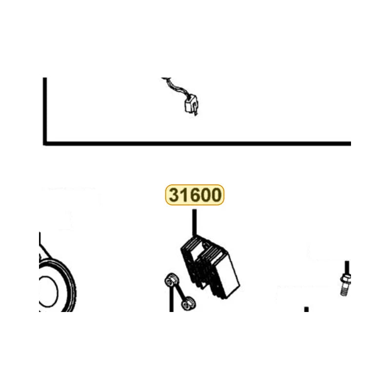 KYMCO Reg Rec Complete (Dc) 31600-LCD3-C01, part location on the factory exploded-view diagram