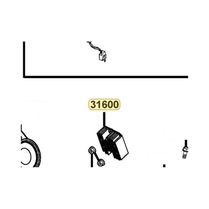 KYMCO Reg Rec Complete (Dc) 31600-LCD3-C01, part location on the factory exploded-view diagram