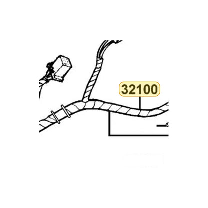 KYMCO Wire Harness 32100-ABC9-M00, part location on the factory exploded-view diagram