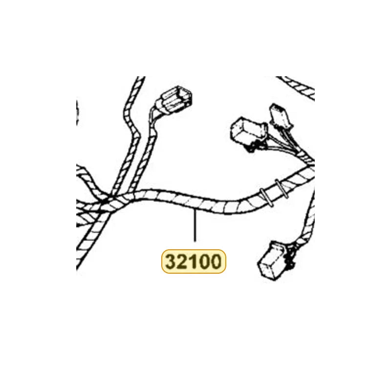 KYMCO Wire Harness 32100-AGA9-M07, part location on the factory exploded-view diagram