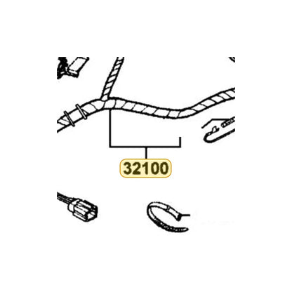 KYMCO Wire Harness 32100-BLD3-M00, part location on the factory exploded-view diagram