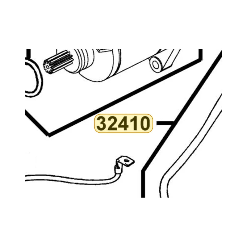 KYMCO Starter Motor Cable 32410-AEE9-M00, part location on the factory exploded-view diagram
