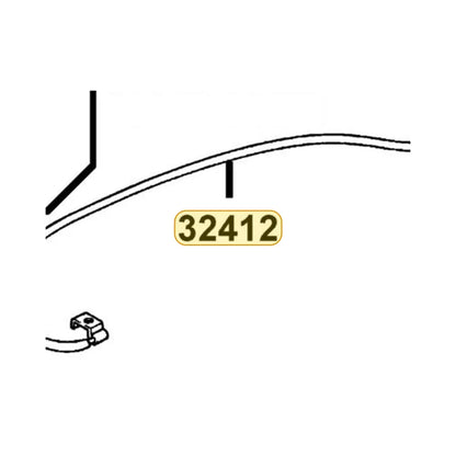 KYMCO Earth Cable 32412-AEE9-M00, part location on the factory exploded-view diagram