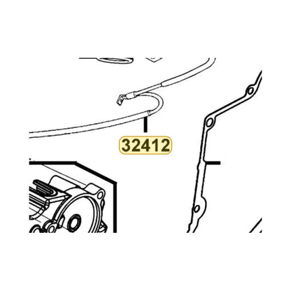 KYMCO Earth Cable 32412-LEA2-900, part location on the factory exploded-view diagram