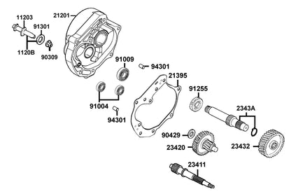 O-ring 7.5*1.5 — 91301-0C53-W10 — KYMCO exploded-view diagram