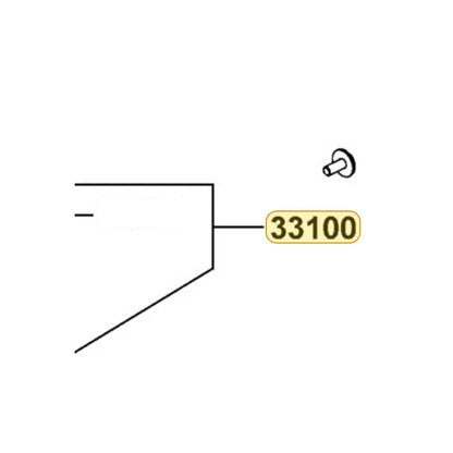 KYMCO Right Head Light Assembly 33100-AKB9-M00, part location on the factory exploded-view diagram