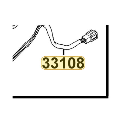 KYMCO Head Socket Complete 33108-LDC8-M30, part location on the factory exploded-view diagram