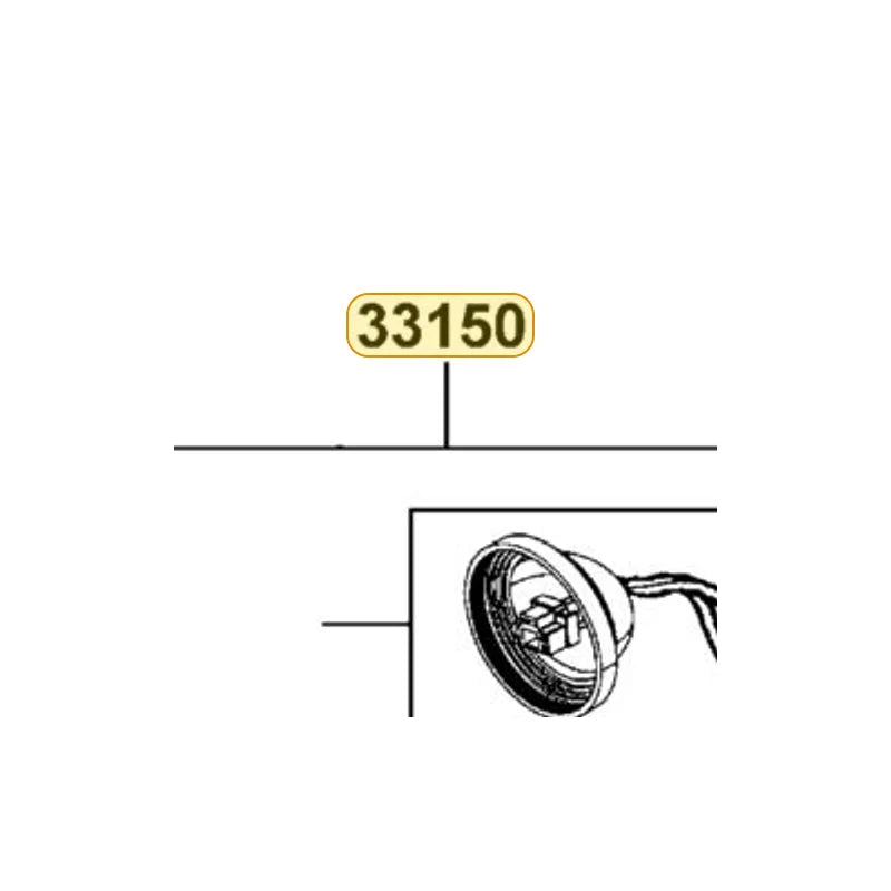 KYMCO Left Head Light Assembly 33150-AKB9-M00, part location on the factory exploded-view diagram