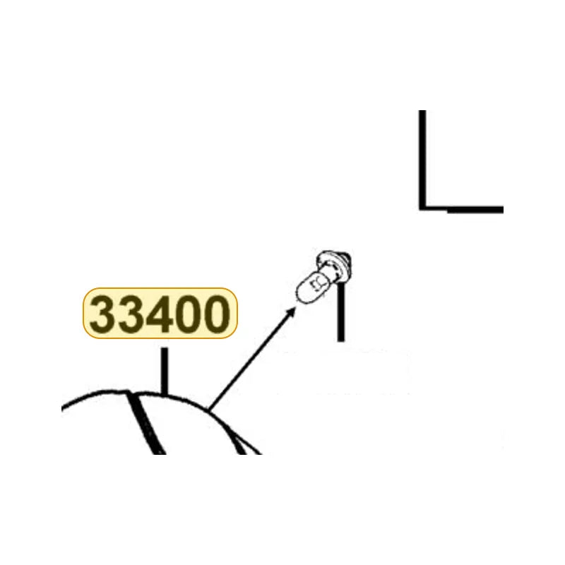 KYMCO Turn Signal Right Front 33400-ACA5-M30, part location on the factory exploded-view diagram