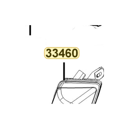 KYMCO Winker Assembly Right Front 33460-ACA5-M30, part location on the factory exploded-view diagram
