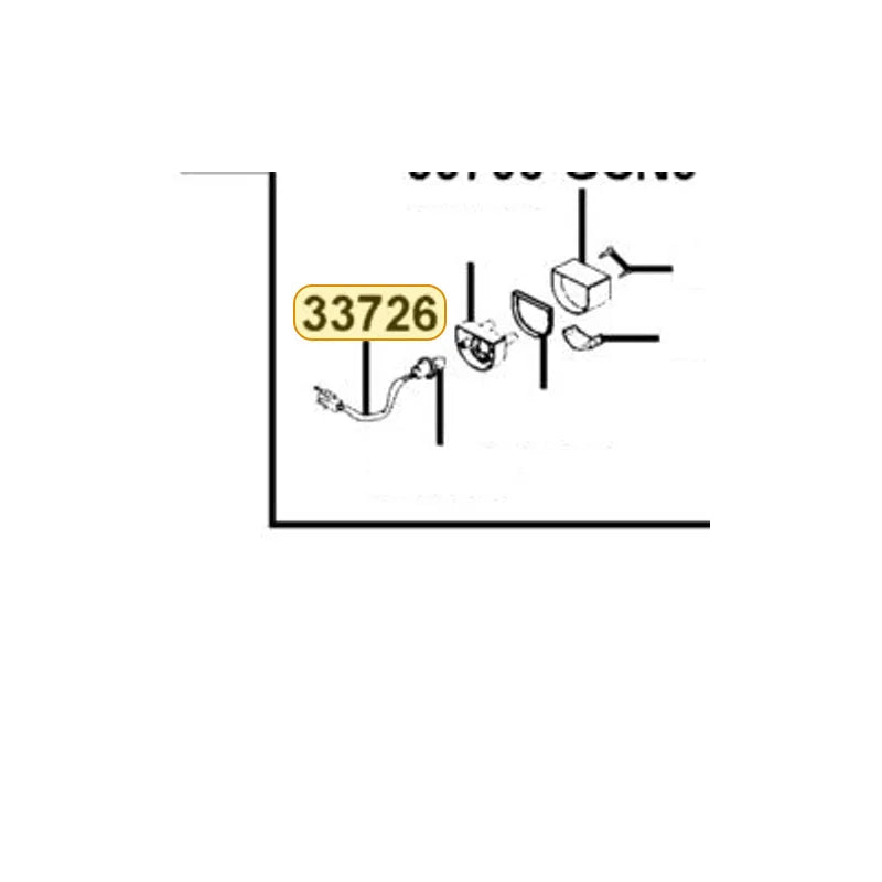 KYMCO Socket Complete 33726-LGE5-M30, part location on the factory exploded-view diagram