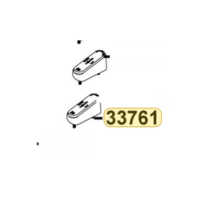 KYMCO Reflector Right Side Reflex (Red) 33761-AEA7-M30, part location on the factory exploded-view diagram