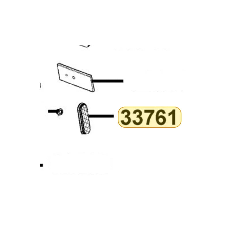 KYMCO Reflex Reflector 33761-LFC2-MG0, part location on the factory exploded-view diagram