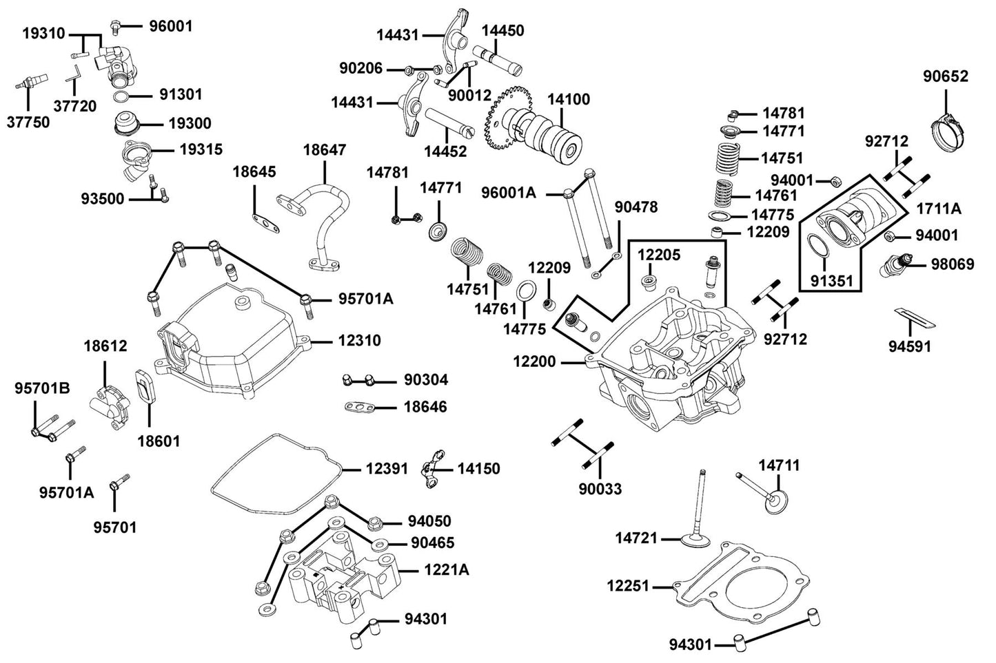 Spark Plug (DPR7EA-9) — 98069-5791R-00 — KYMCO exploded-view diagram