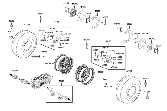 Pin Split 3*40 — 94201-30400 — KYMCO exploded-view diagram