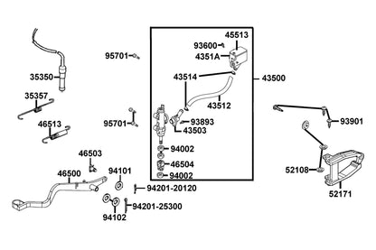 Pin Split 2.5*30 — 94201-25300 — KYMCO exploded-view diagram