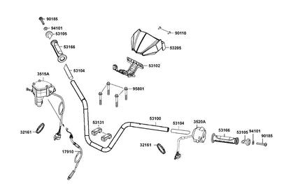 Socket Bolt 8x45 — 90185-PWB1-900 — KYMCO exploded-view diagram
