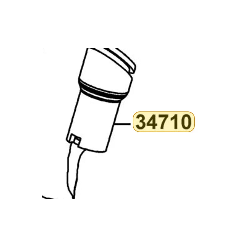 KYMCO Pilot Socket Complete 34710-LLB1-B10, part location on the factory exploded-view diagram
