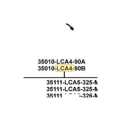 KYMCO Key Set 35010-LCA4-90B, part location on the factory exploded-view diagram
