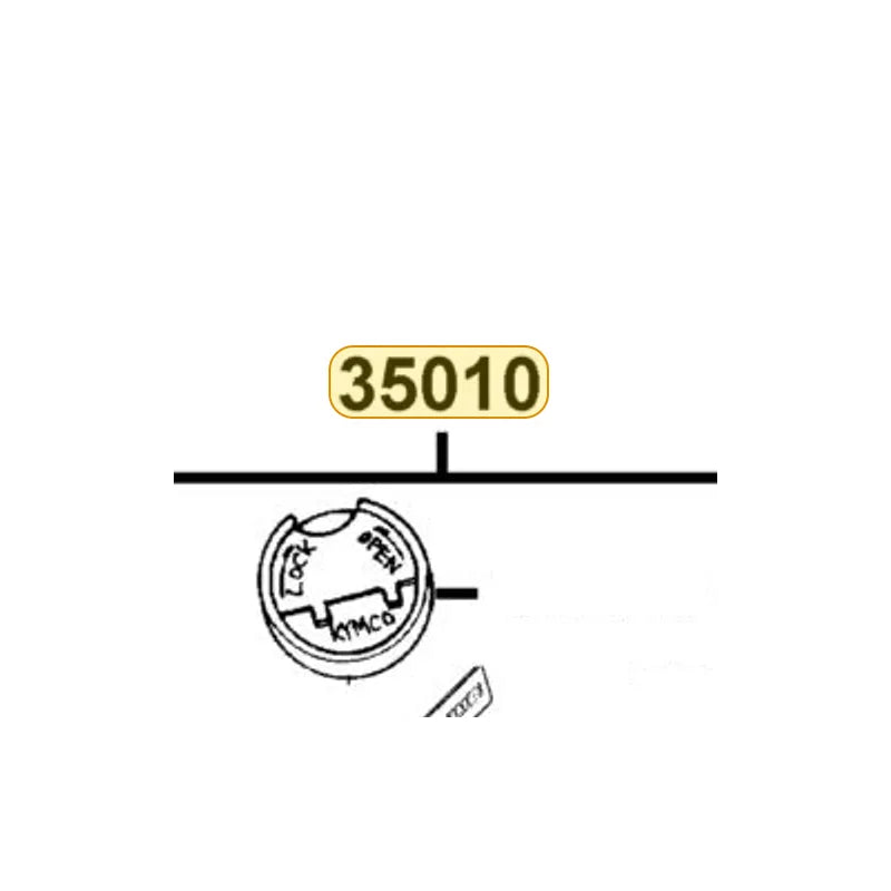 KYMCO Setv Key 35010-LDF7-MY0, part location on the factory exploded-view diagram