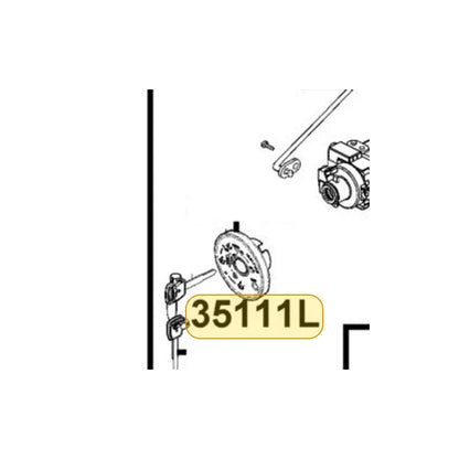 KYMCO Key Complete (Left Tangent Plane/sd) 35111-LDC1-306, part location on the factory exploded-view diagram