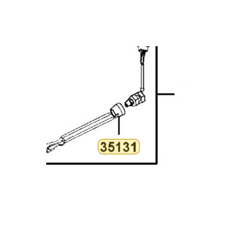 KYMCO Cap & Spring Line Rubber Assembly 35131-LBD4-900, part location on the factory exploded-view diagram