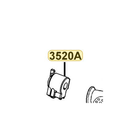 KYMCO Sw. Assembly Left Hndl. Complete 3520A-ACA5-BJ0, part location on the factory exploded-view diagram