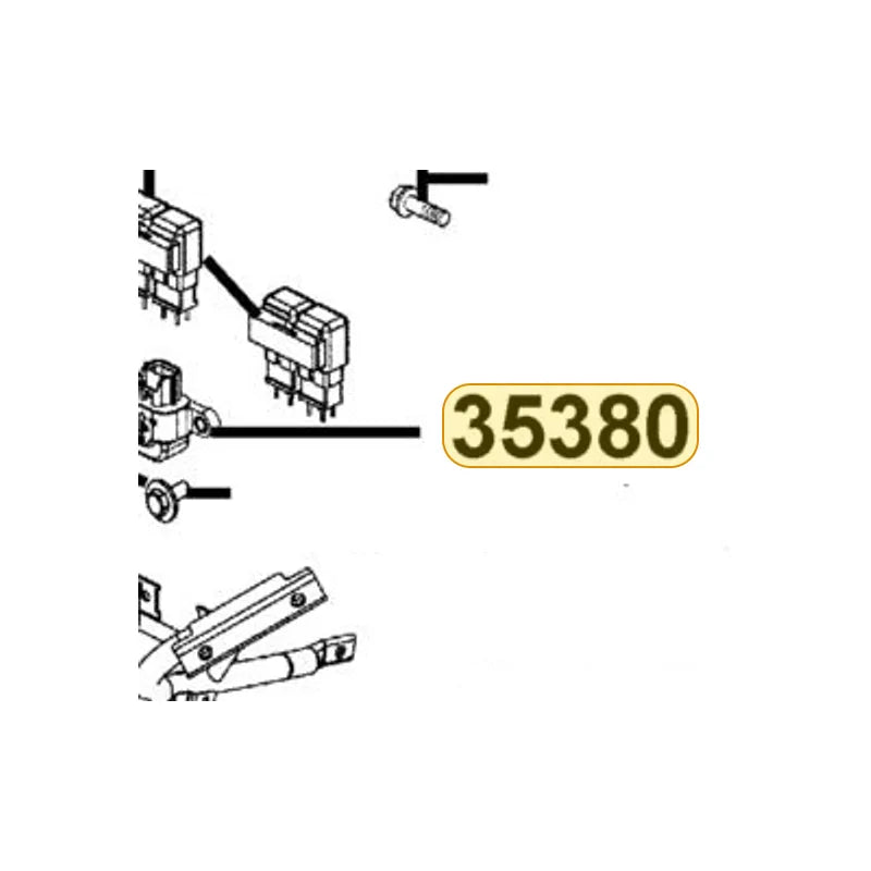 KYMCO Angle Sensor 35380-ABE1-C00, part location on the factory exploded-view diagram