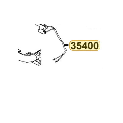 KYMCO Resistor Complete 35400-LDC8-B20, part location on the factory exploded-view diagram