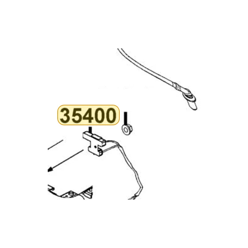 KYMCO Resistor Complete 35400-LDF7-E10, part location on the factory exploded-view diagram