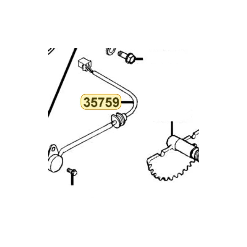 KYMCO Gear Change Switch Assembly 35759-LLB1-900, part location on the factory exploded-view diagram