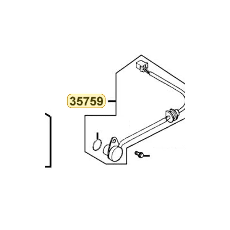 KYMCO Gear Change Switch Assembly 35759-PTA7-900, part location on the factory exploded-view diagram