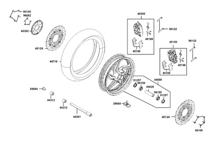 Dust Seal 28*42*8 — 91257-KED9-900 — KYMCO exploded-view diagram