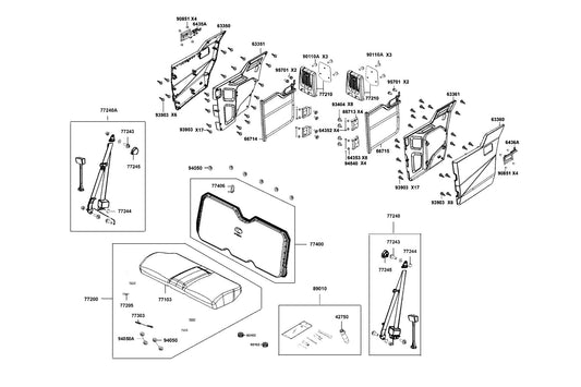 E Ring 4 — 94540-04029 — KYMCO exploded-view diagram