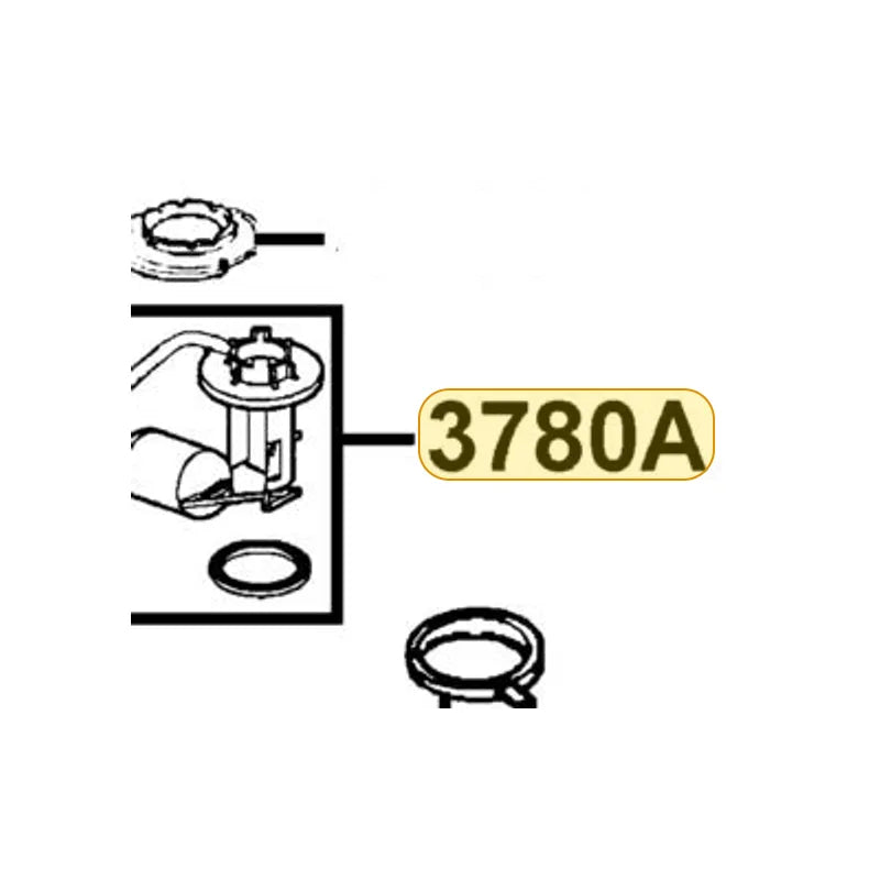 KYMCO Fuel Unit Assembly 3780A-LDC8-MY0, part location on the factory exploded-view diagram