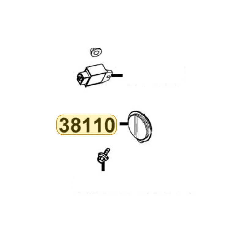 KYMCO Horn Complete 38110-KHB4-C00, part location on the factory exploded-view diagram