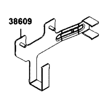 KYMCO Keyless Controller Stay 38609-AKB8-E00, part location on the factory exploded-view diagram