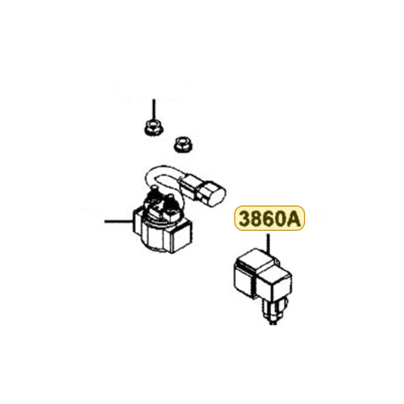 KYMCO Control Assembly Auto Lighting 3860A-AFB6-600, part location on the factory exploded-view diagram