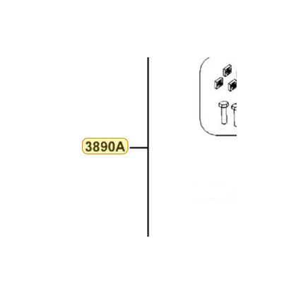 KYMCO Assembly Winch 3890A-LEE8-600, part location on the factory exploded-view diagram