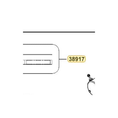 KYMCO Part Accessories Hook 38917-PWB1-E03, part location on the factory exploded-view diagram