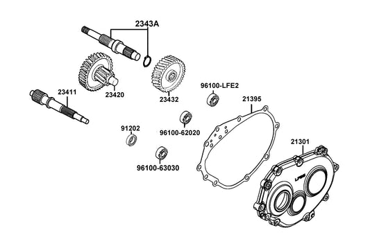 Oil Seal 22*32*6 — 91202-LFE2-C00 — KYMCO exploded-view diagram