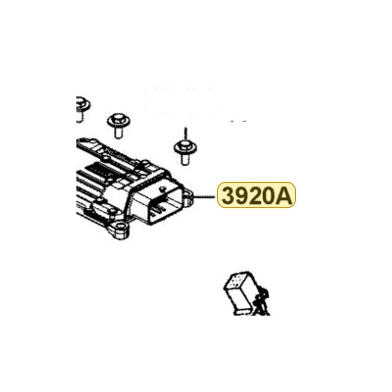 KYMCO Module Assembly ECU 3920A-BAC1-M00, part location on the factory exploded-view diagram